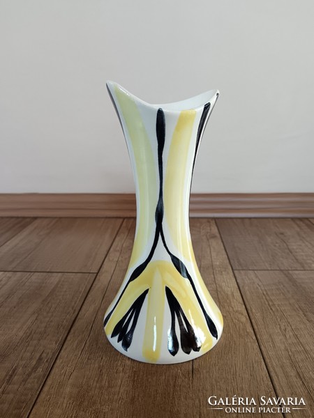 Old Polish wloclawek modern faience vase