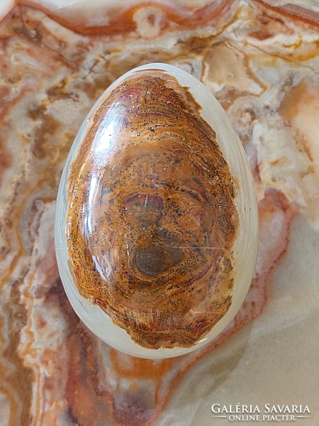 Mineral stone onyx egg e