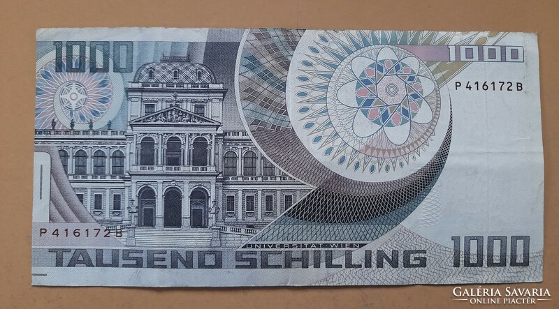 Austria 1000 ats schilling 1983. There is mail, read it!