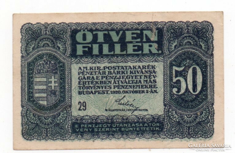 50 Filler 1920