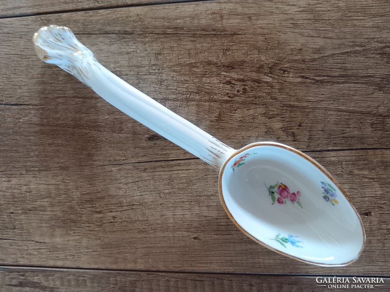 Antique Meissen porcelain spoon