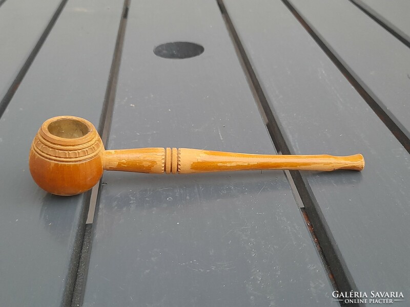 Old carved pipe