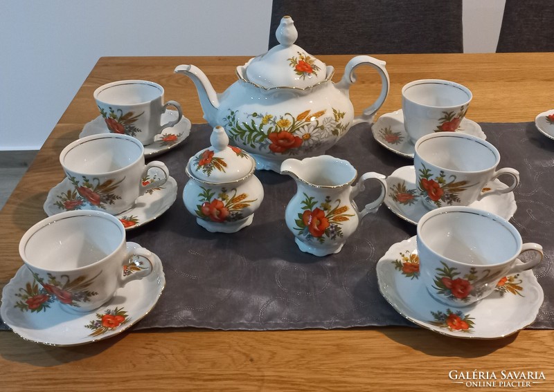 Mitterteich Bavarian German 6-person tea set for sale.