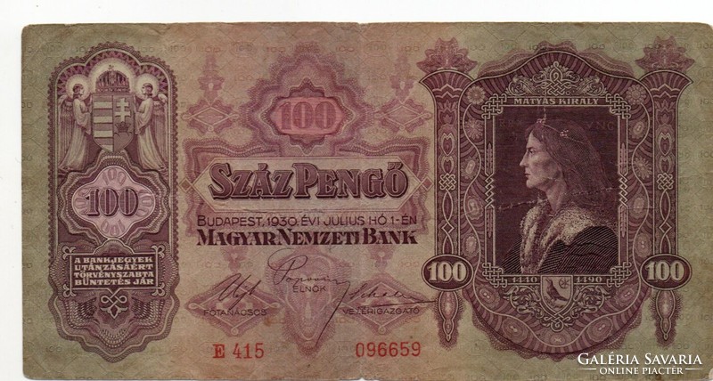 100 Pengő 1930