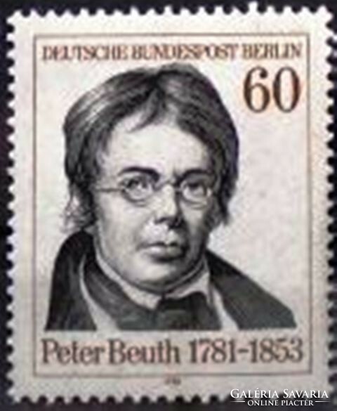BB654 / Németország - Berlin 1981 Peter K. W. Beuth bélyeg postatiszta
