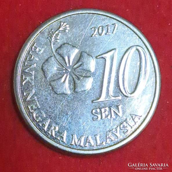 2017. Malaysia 10 sen (791)