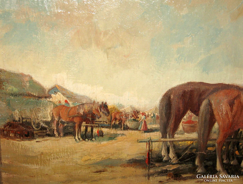 Wonderful guaranteed original Gyula Németh from Gutaházy / 1892-1959-/ picture: market whirlwind