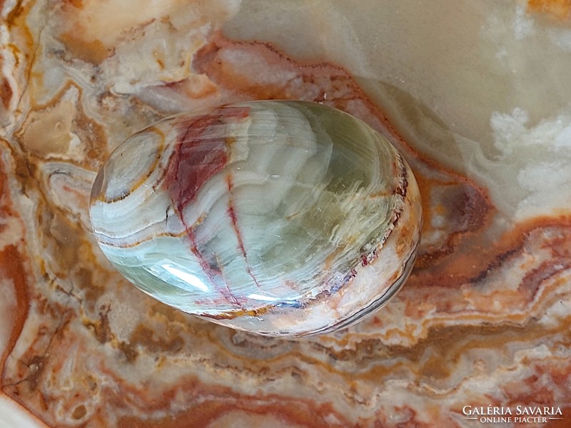 Mineral stone onyx egg c