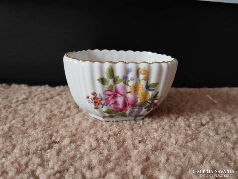 Ritka Herendi porcelán gyűrűtartó tálka, vitrindísz