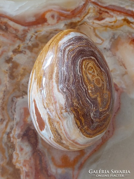 Mineral stone onyx egg d