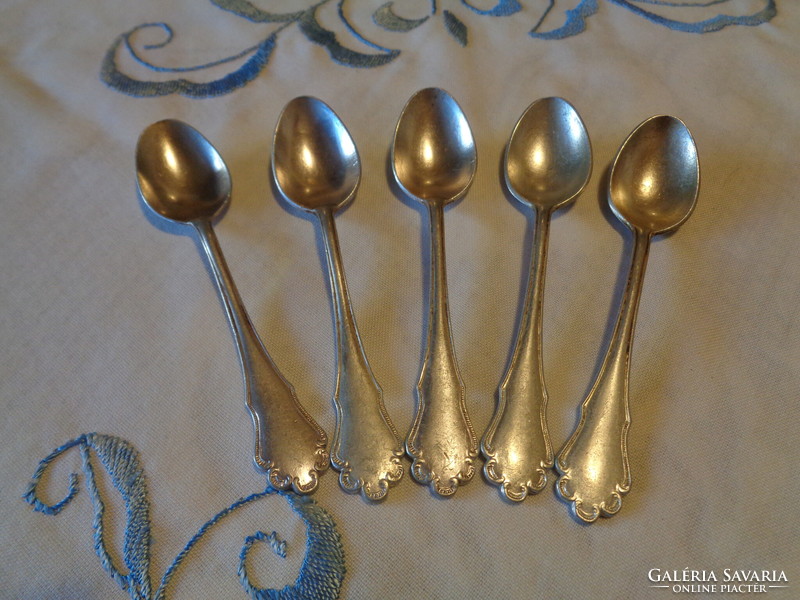 Small retro mocha spoons, made of aluminum, 5 pcs., nice condition