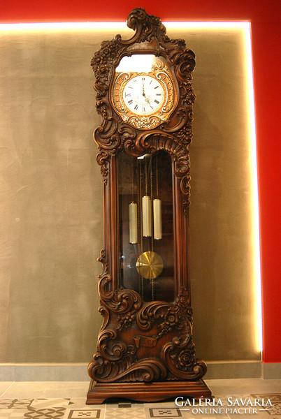 Standing clock in neo-baroque style