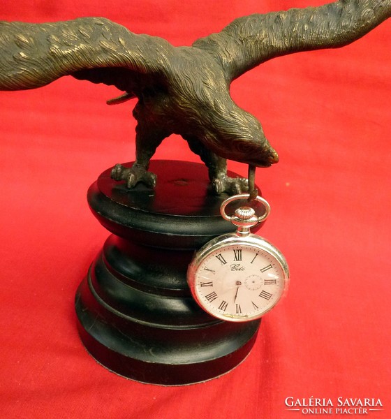 Turul bird pocket watch holder. Its material is bronze