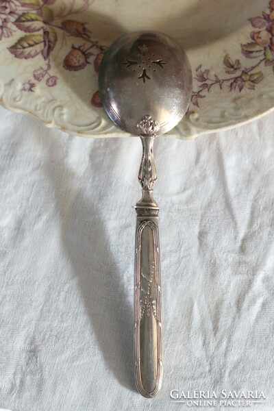 Silver sugar spoon, beautiful, classy