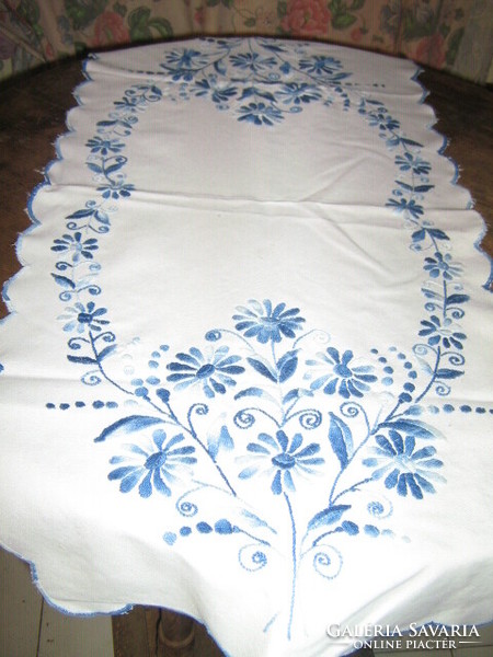 Beautiful hand embroidered tablecloth