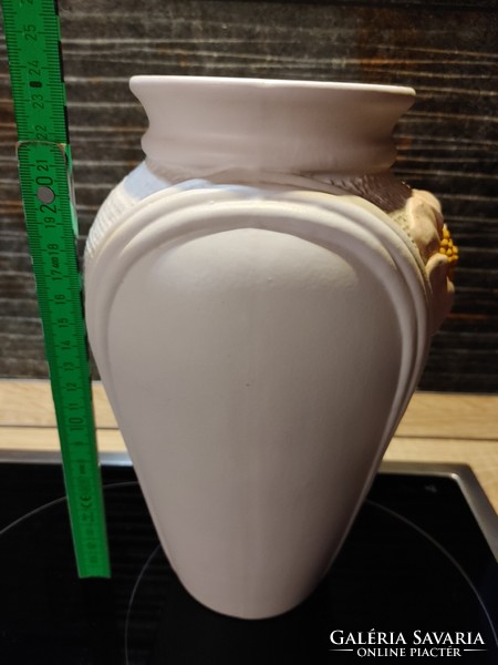 Kerámia 24 cm váza asztaldísz különlegesség