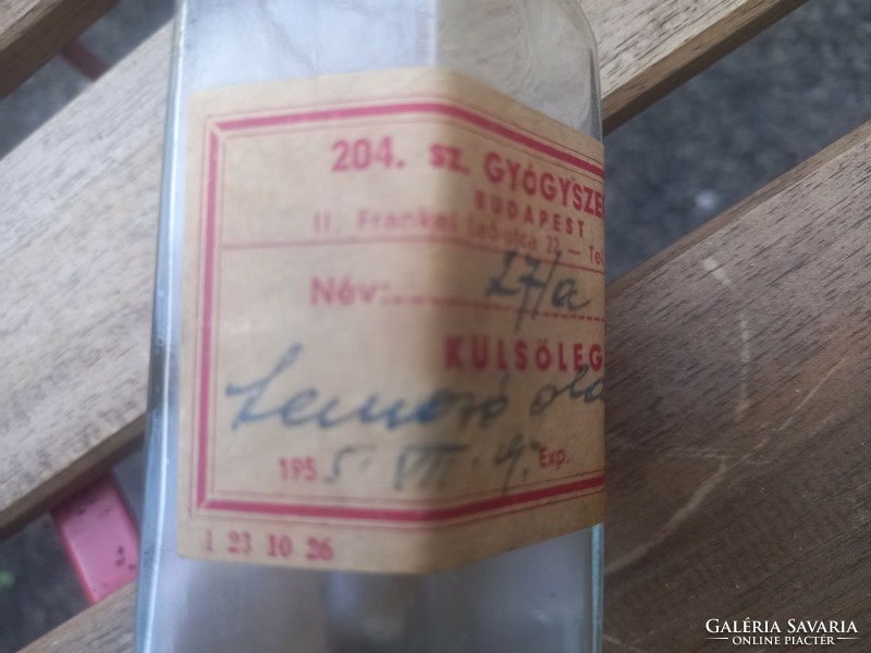 3 db vintage/retro gyógyszeres üvegcse, dobozka/Orvosi rendelő dekoráció/Kőbányai Gyógyszergyár