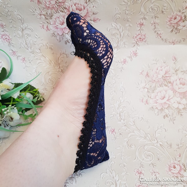 New, custom-made lace socks, size 29-30, secret socks