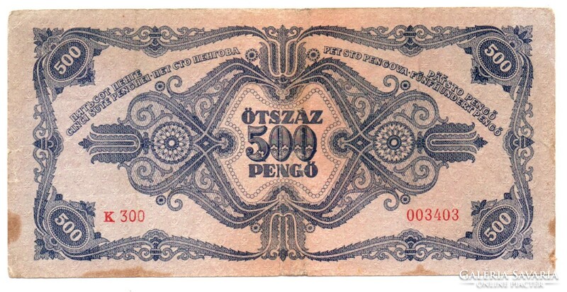 500    Pengő    1945