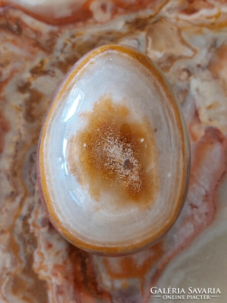 Mineral stone onyx egg a