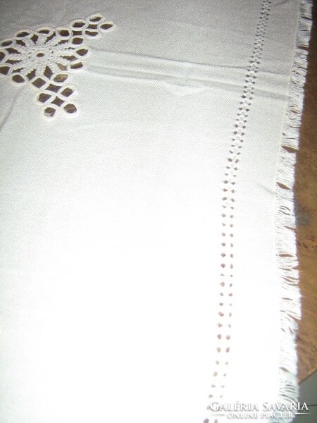 Beautiful sewn floral tablecloth