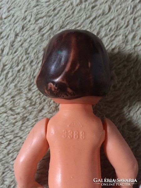 Old, retro larger size, numbered Ari rubber doll, rubber doll