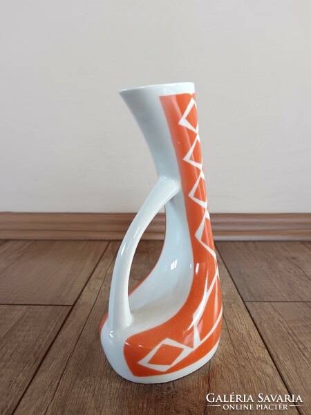 Old Polish bogucice modern porcelain vase