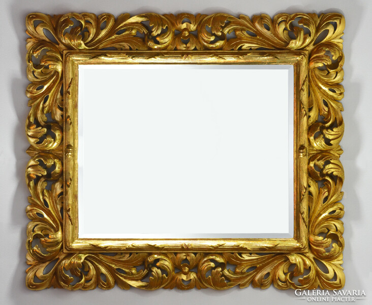 Gilded Florentine mirror