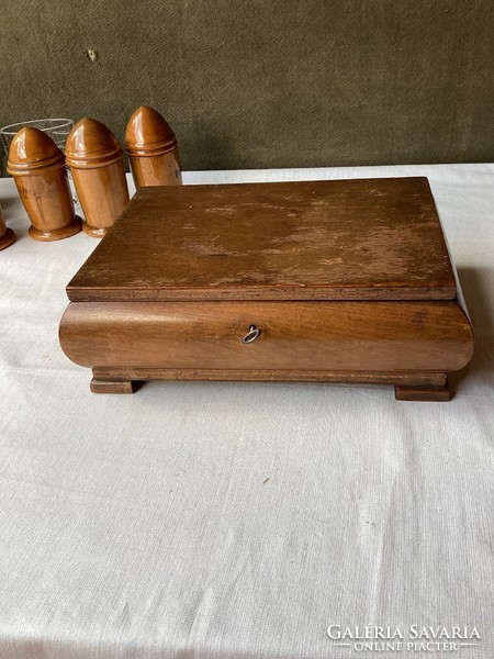 Biedermeier wooden box 24x18x8 cm.