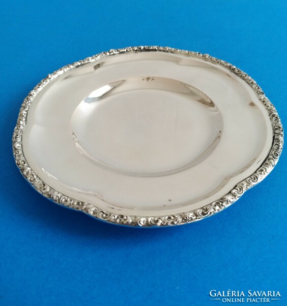 Silver baptism cup coaster bowl