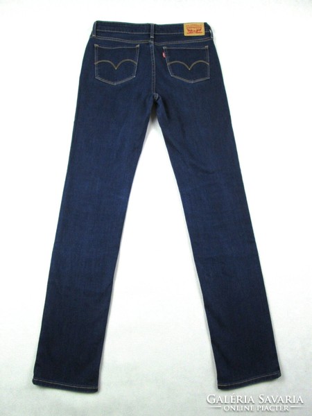 New! Original Levis 712 slim (w28 / l34) women's dark blue stretch jeans