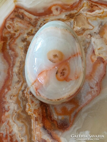 Mineral stone onyx egg a