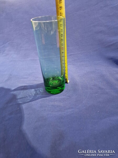 Green glass beaker