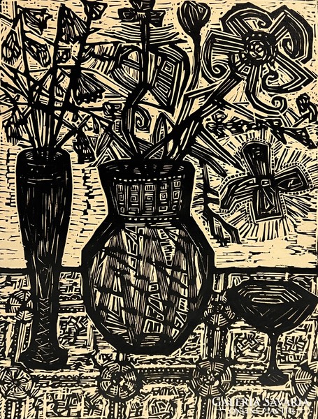 Zoltán Perei (1913-1992) still life /invoice provided/