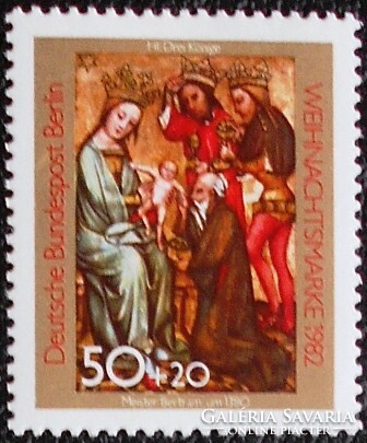 Bb688 / Germany - Berlin 1982 Christmas stamp postmaster