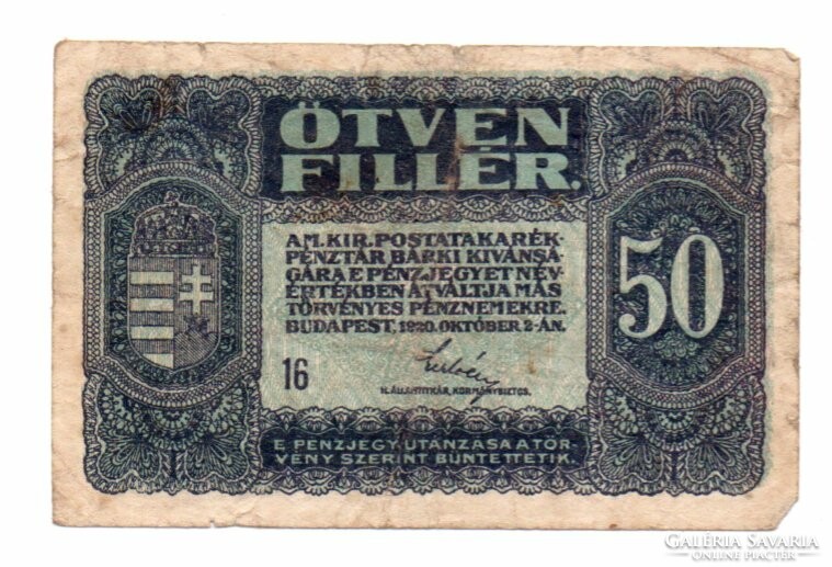 50 Filler 1920