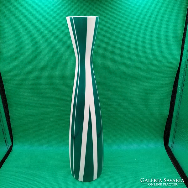 Rare collectible striped unterweissbach porcelain vase