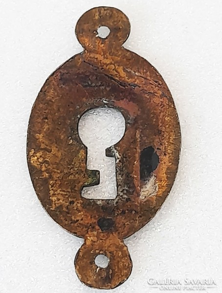 Antique copper lock tag for furniture