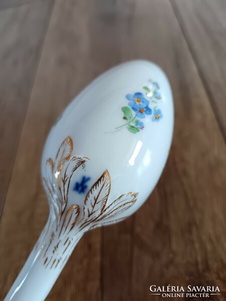 Antik Meissen porcelán kanál