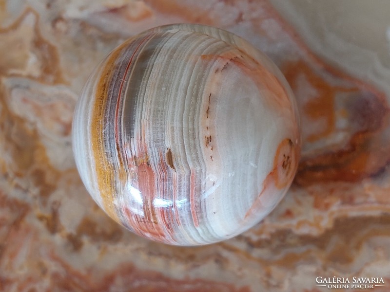 Mineral stone onyx egg a
