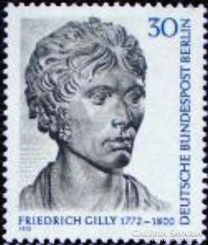 BB422 /  Németország - Berlin 1972 Friedrich Gilly bélyeg postatiszta