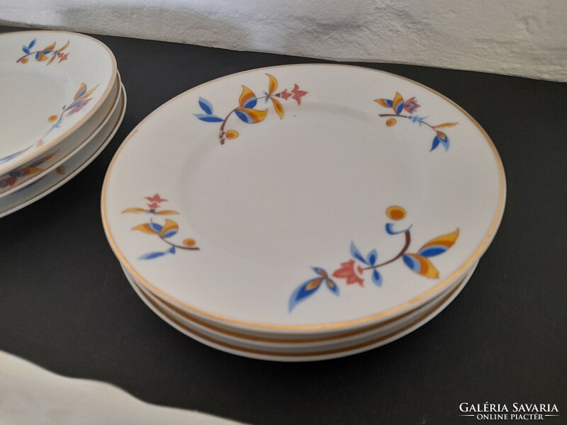 Zsolnay rare, unique, rare pattern sandwich set, Turkish j.?