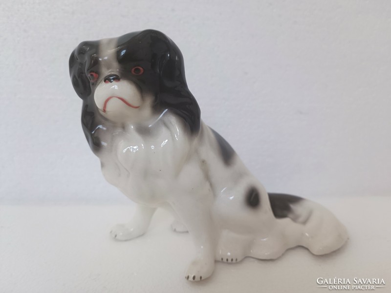 Antique Japanese Pinch ceramic dog heubach rare!