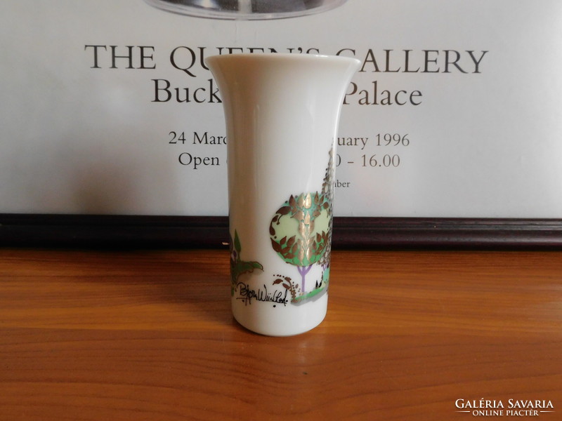 Rosenthal studio linie- björn wiinblad small vase - 10 cm