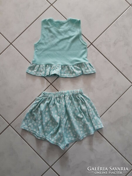 Fairy cotton ensemble - girl's dress - size 128