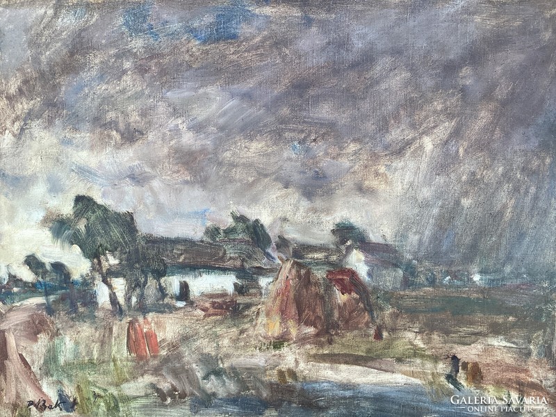 P. János Bak - stormy landscape
