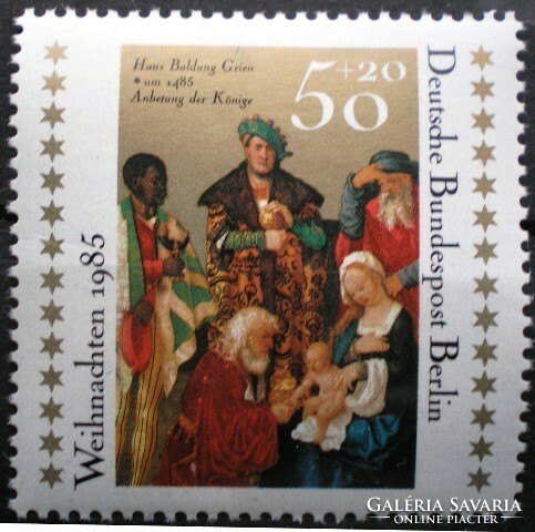 Bb749 / Germany - Berlin 1985 Christmas stamp postmaster