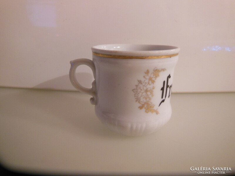 Mug - antique - 1 dl - porcelain - German - flawless