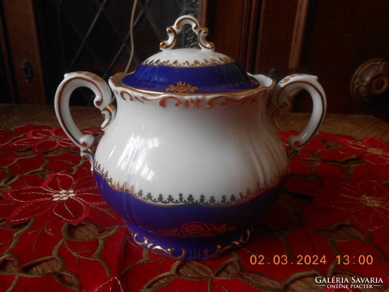 Zsolnay pompadour i sugar bowl, tea