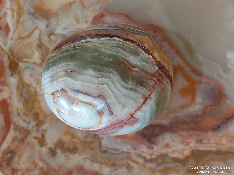 Mineral stone onyx egg c